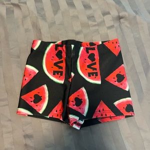 NWT Pixielane high shine tie watermelon tumble short. Size 2t nwt